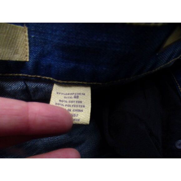 Agile Men’s Style AP23576 Straight Leg Belted Jeans, 33” inseam - Picture 11 of 13